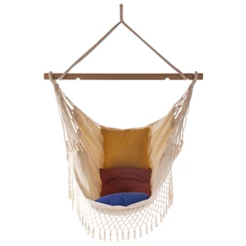 Natúr L függőszék rojttal