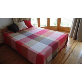 Ágytakaró Bézs-Piros-Barna L