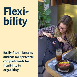 Ticket To the Moon Backpack Plus Hátizsák - fekete