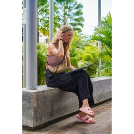 Ticket to the Moon övtáska- sand, chocolate