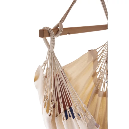 Natúr L függőszék rojttal