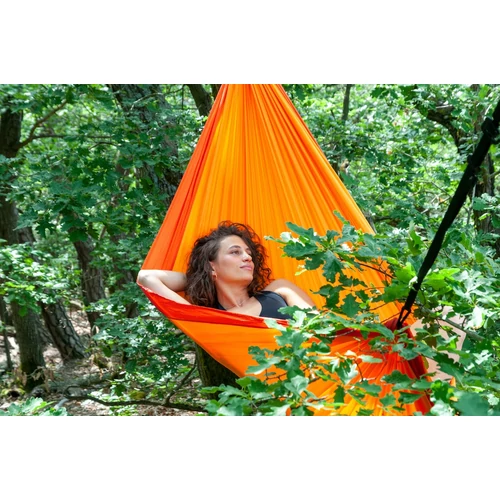 egyszemélyes függőágy,ejtőernyőselyem,narancs,túrafüggőágy,colibri,