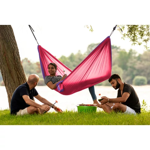 LA SIESTA Colibri 3.0 egyszemélyes - hevederrel, pink-lila