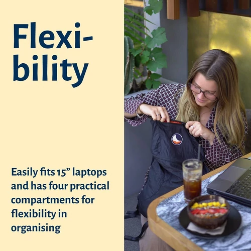 Ticket To the Moon Backpack Plus Hátizsák - fekete