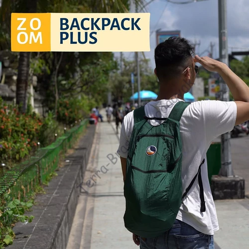 Ticket To the Moon Backpack Plus Hátizsák - zöld