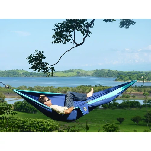 Ticket to the Moon double túrafüggőágy kék-lila- 2x5m ajándék kötéllel