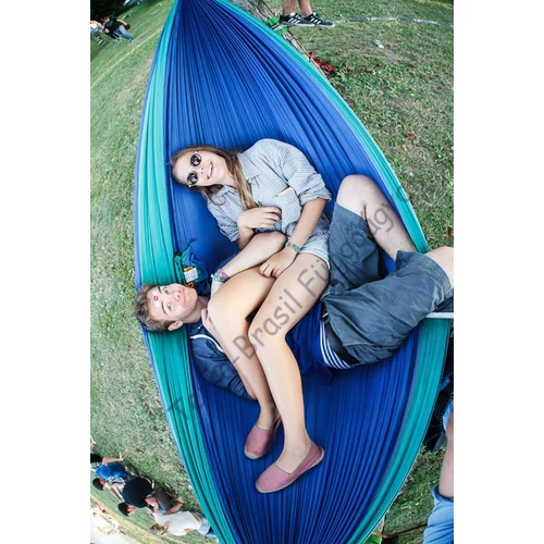 Ticket to the Moon double túrafüggőágy kék-lila- 2x5m ajándék kötéllel